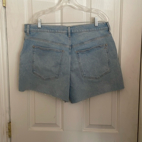 Madewell Womens The Perfect Mid-Lenght High Waisted Jean Shorts size 32 - Picture 3 of 10